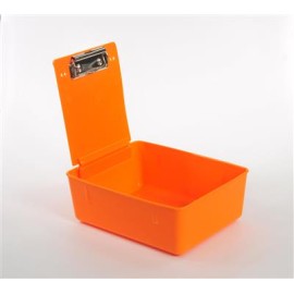 CAJA PLASTICA ORGANIZADORA LABORATORIO NARANJA