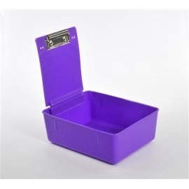 CAJA PLASTICA ORGANIZADORA LABORATORIO MORADO