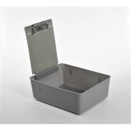 CAJA PLASTICA ORGANIZADORA LABORATORIO GRIS